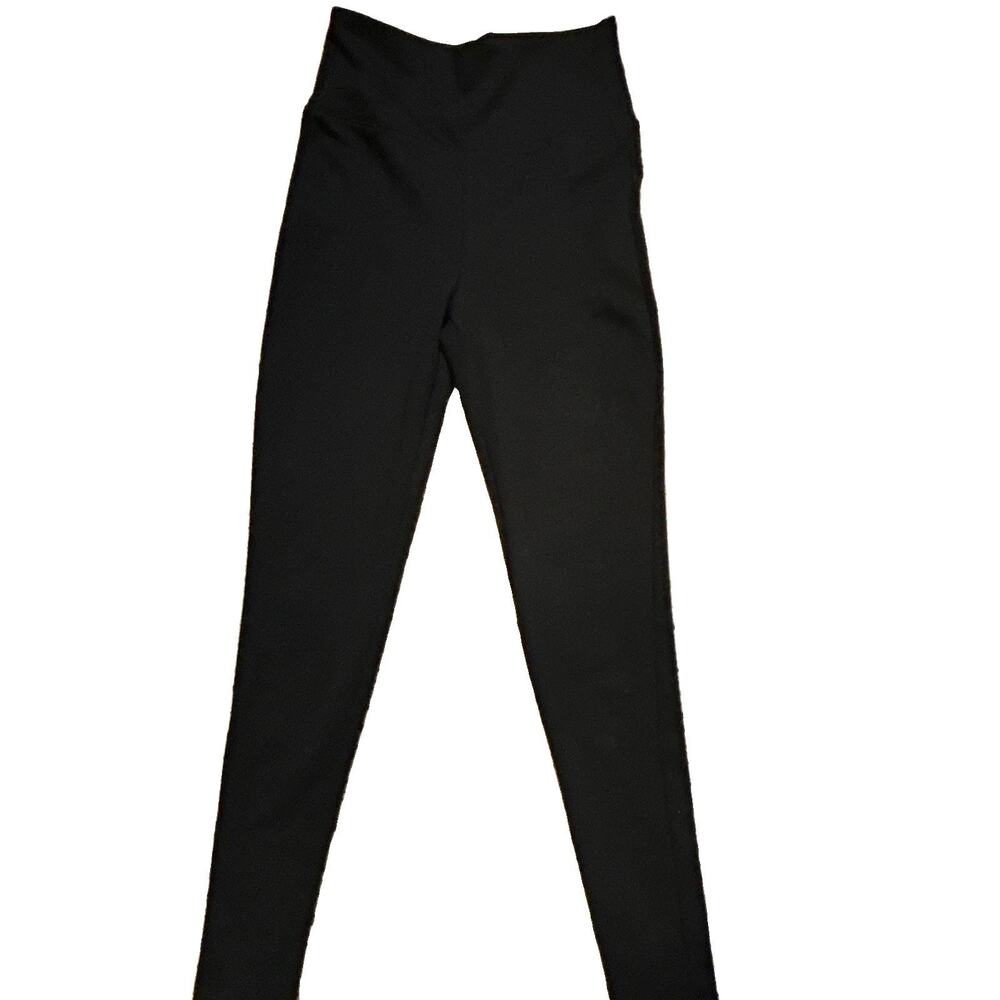 Assets by SPANX Black High Rise Ankle Compression Leggings Women's S